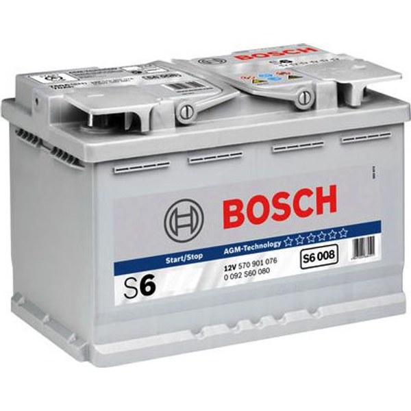 Bosch S6 AGM — 70 Ач — AGM