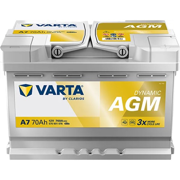 Varta Silver Dynamic AGM — 70 Ач — AGM