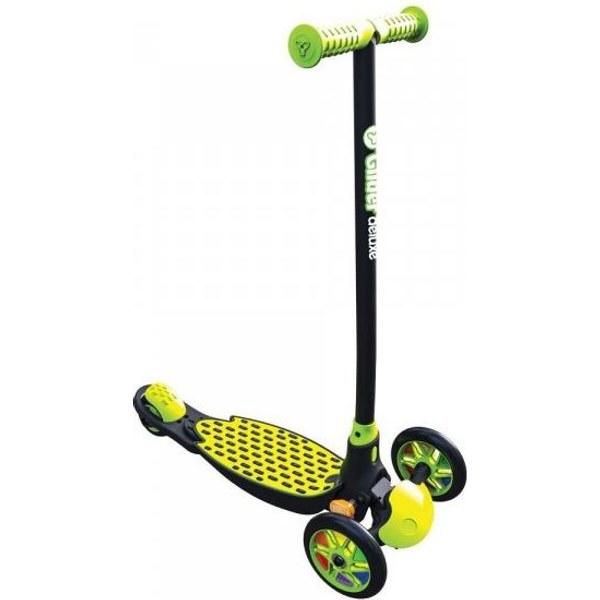 Yvolution Glider Deluxe — трёхколёсный кикборд, 3–6 лет