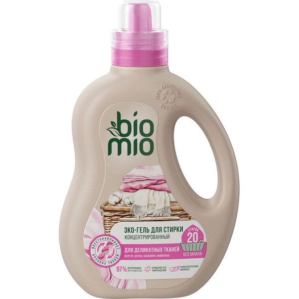 BioMio Gel Delicates (Bio-Sensitive) — экологичный гель для деликатных тканей