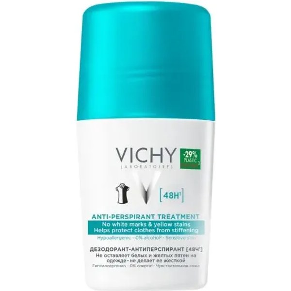 Vichy Дезодорант-антиперспирант 48ч — роликовый антиперспирант