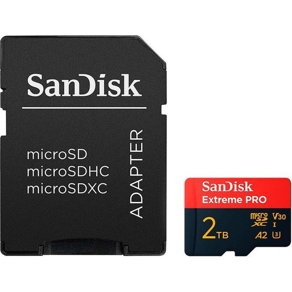 SanDisk Extreme Pro microSD — microSDXC, UHS-I U3 V30 A2