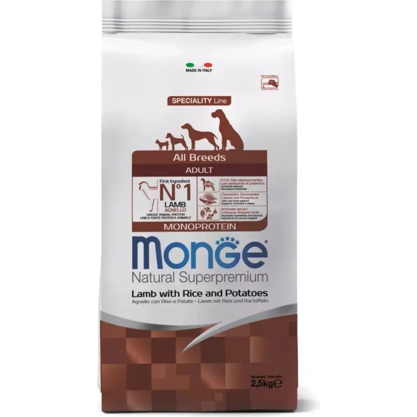 Monge Dog Speciality Line Monoprotein Lamb — супер-премиум