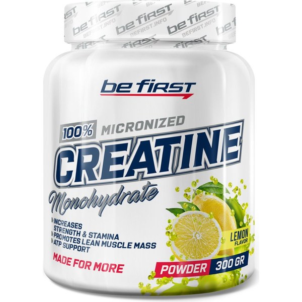 Be First Creatine Monohydrate Micronized Powder — моногидрат, микронизированный порошок