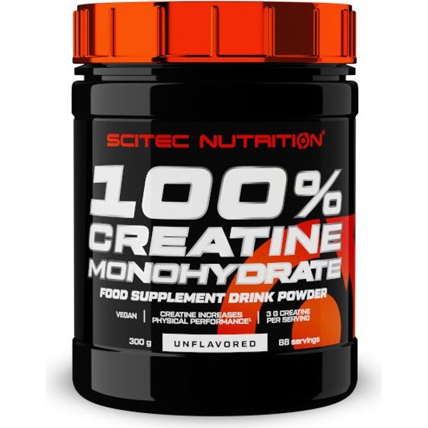 Scitec Nutrition 100% Creatine Monohydrate — моногидрат, порошок