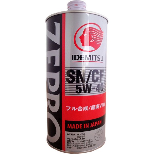 Idemitsu Zepro Euro Spec 5W-40 — синтетика 5W-40