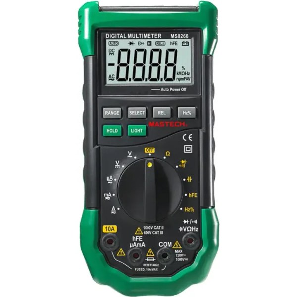 Mastech MS8268 — цифровой, True RMS нет