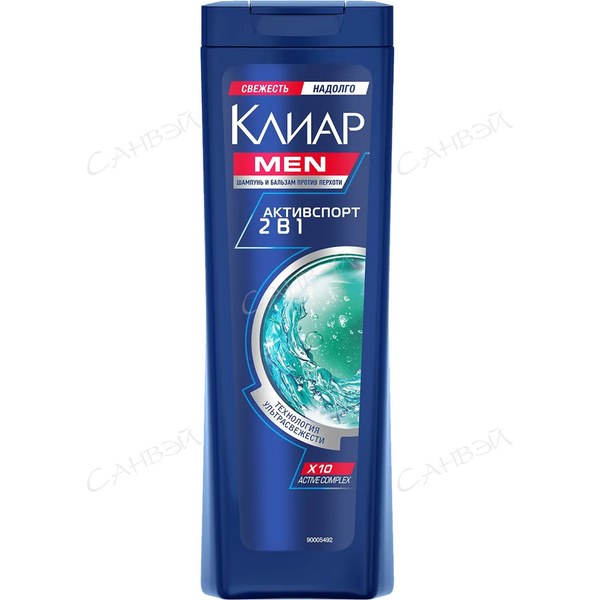 Clear Men Активспорт 2-в-1 — 2-в-1 / противоперхотный