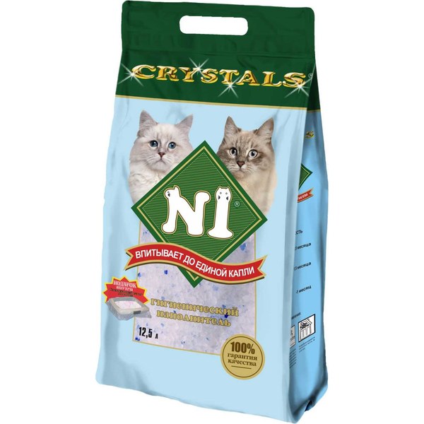 N1 Crystals силикагелевый — силикагель впитывающий