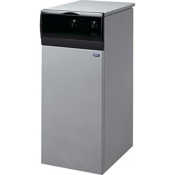 BAXI SLIM 1.400 iN — напольный, одноконтурный, чугунный, открытая камера