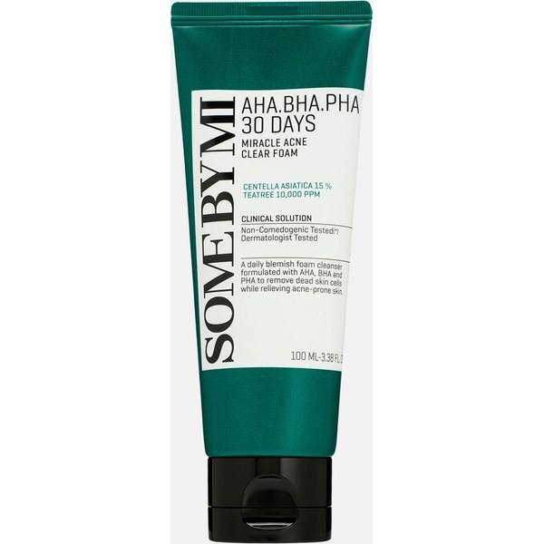 Some By Mi AHA-BHA-PHA 30 Days Miracle Acne Clear Foam — пенка с кислотным комплексом