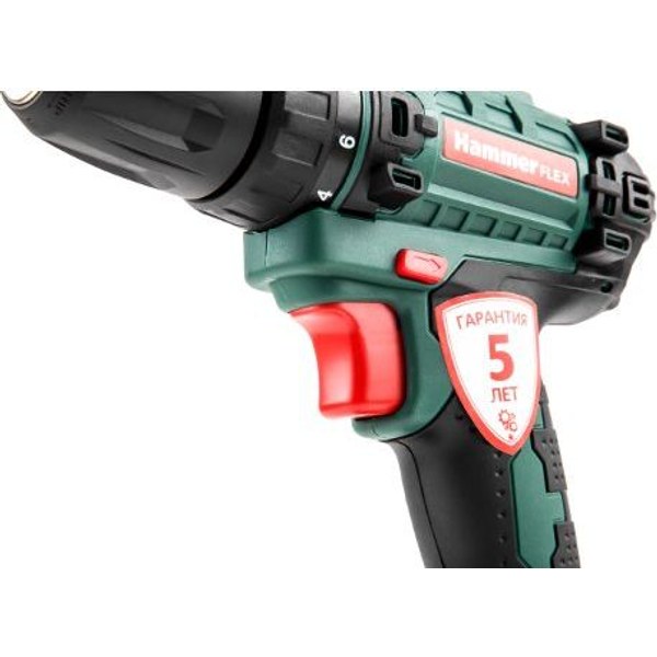 Hammer Flex ACD180Li — аккумуляторный, безударный, щёточный