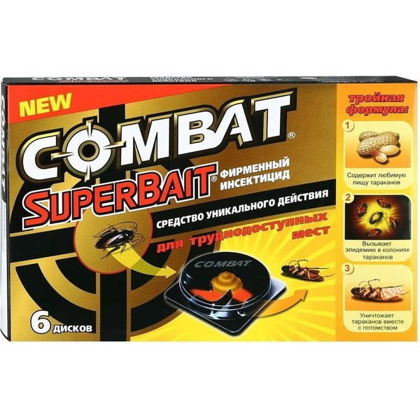 Combat SuperBait (диски-ловушки) — ловушка-диск с приманкой