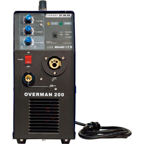 Aurora PRO OVERMAN 200 — MIG/MAG + FLUX + MMA