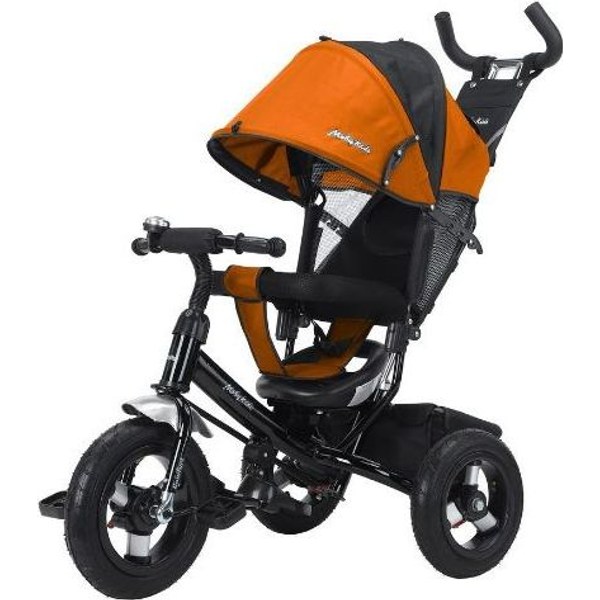 Moby Kids Comfort 360° 12x10 AIR — трёхколёсный с ручкой