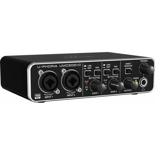Behringer UMC202HD — внешний USB-аудиоинтерфейс